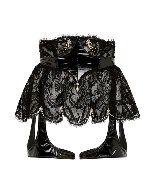 Vivienna Waspie Black/Pearl | Agent Provocateur