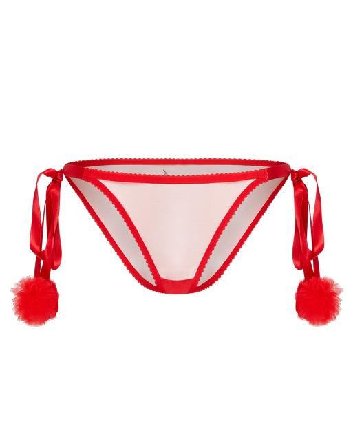 Devilette Tie Side Brief  Red | Agent Provocateur