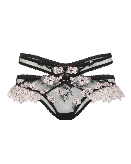 Andiee Full Brief Black/Baby Pink | Agent Provocateur