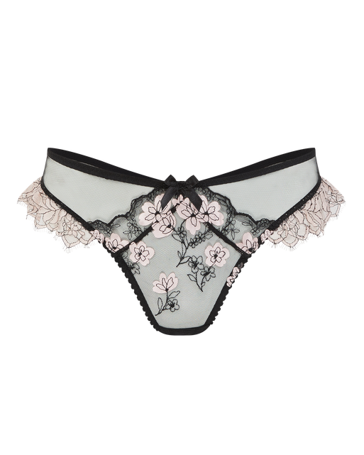 Andiee Thong Black/Baby Pink | Agent Provocateur