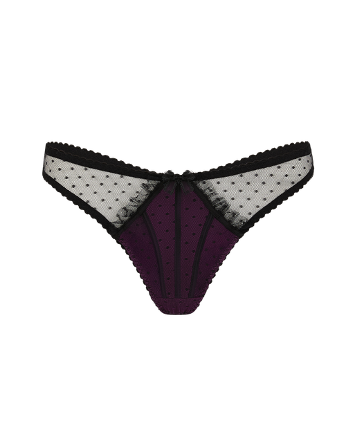 Berdie Thong Black/Magenta | Agent Provocateur