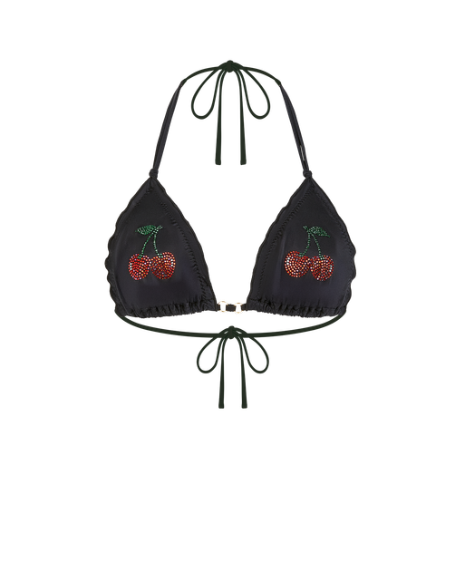 Cherri Bikini Top Black/Red | Agent Provocateur