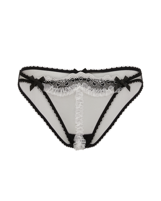 Claramae Ouvert Black/Cream | Agent Provocateur