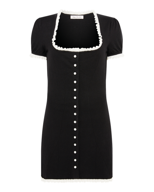 Dottiea Mini Dress Black/White | Agent Provocateur
