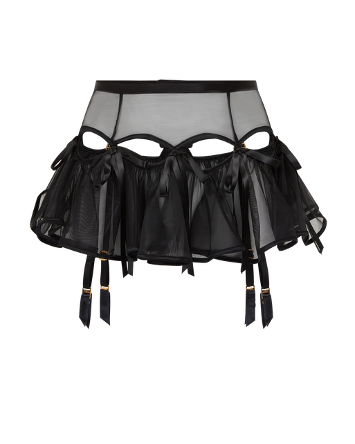Fizzie Suspender Skirt Black | Agent Provocateur