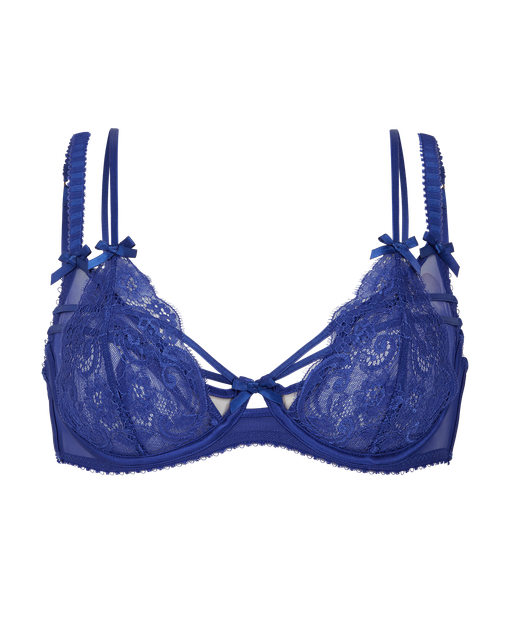 Joella Plunge Underwired Bra Cobalt | Agent Provocateur