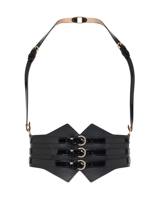 Karolina Harness Black/Crystal | Agent Provocateur