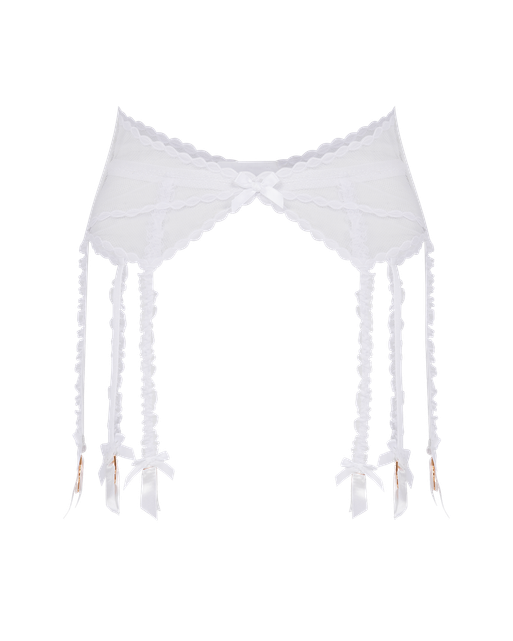 Lottina Suspender White | Agent Provocateur
