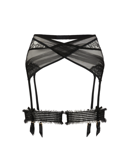 Mindie Suspender Black | Agent Provocateur