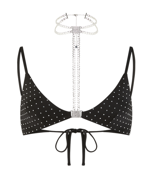 Trixina Bikini Top Black Crystal | Agent Provocateur