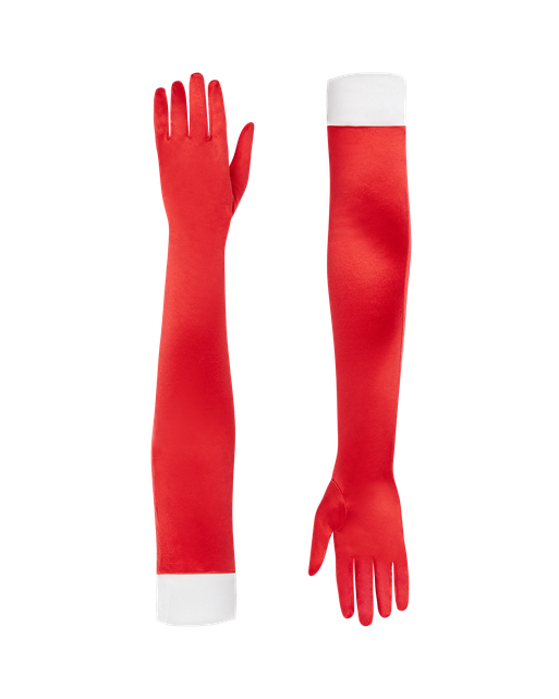 Santa Baby Gloves Red/White | Agent Provocateur