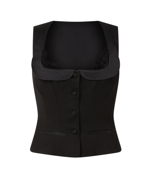 Julietta Waistcoat Black | Agent Provocateur