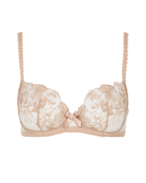 Jayce Plunge Underwired Bra Praline | Agent Provocateur