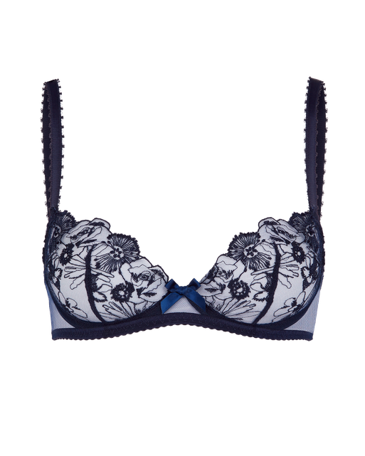 Jayce Plunge Underwired Bra Navy | Agent Provocateur