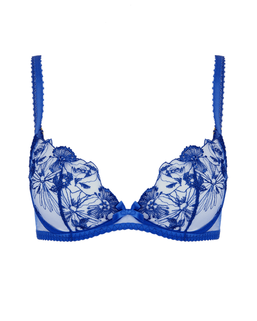 Jayce Plunge Underwired Bra Cobalt | Agent Provocateur