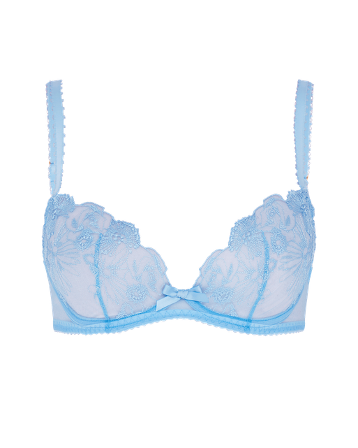 Jayce Plunge Underwired Bra Baby Blue | Agent Provocateur