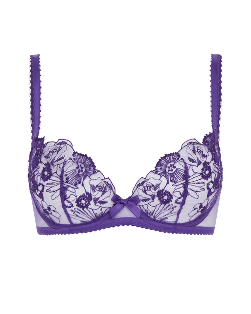 Jayce Plunge Underwired Bra Purple | Agent Provocateur