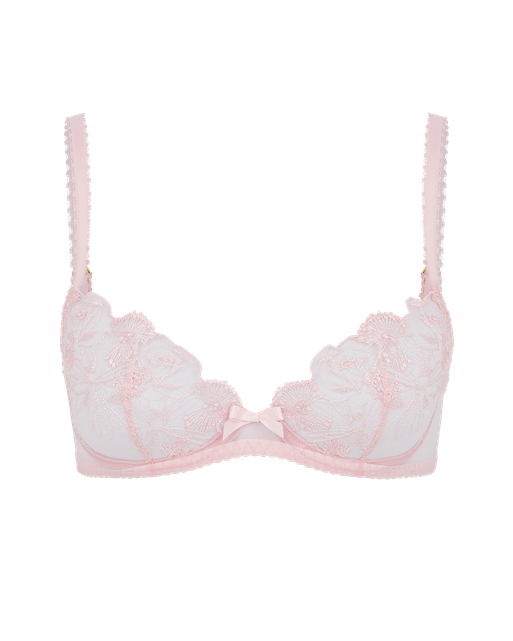 Jayce Plunge Underwired Bra Baby Pink | Agent Provocateur