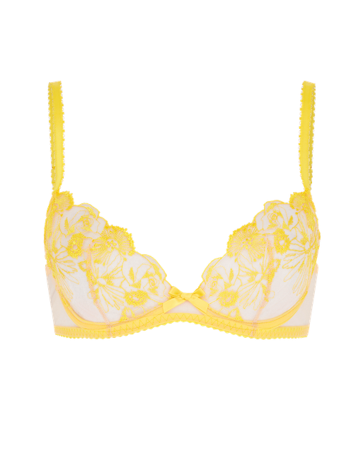 Jayce Plunge Underwired Bra Yellow | Agent Provocateur
