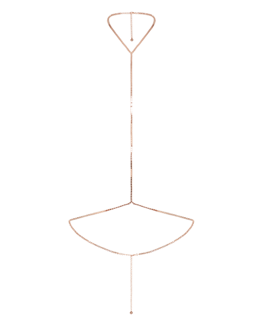 Bougie Bodychain Rose Gold/Crystal | Agent Provocateur