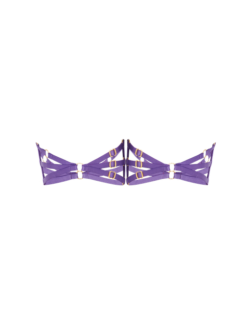 Dioni Garter Set Deep Purple | Agent Provocateur