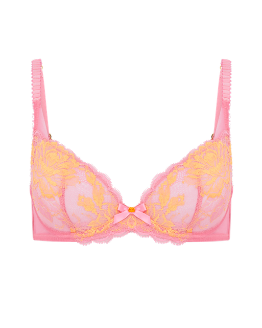 Yara Plunge Underwired Bra Pink | Agent Provocateur