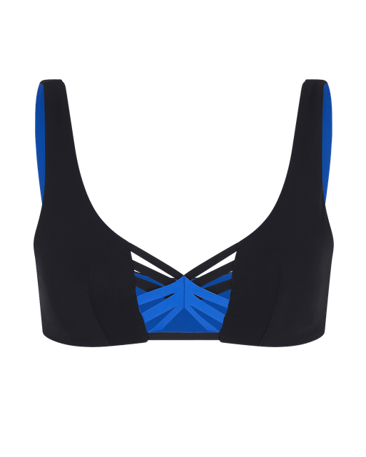 Suky Reversible Bikini Top Blue | Agent Provocateur