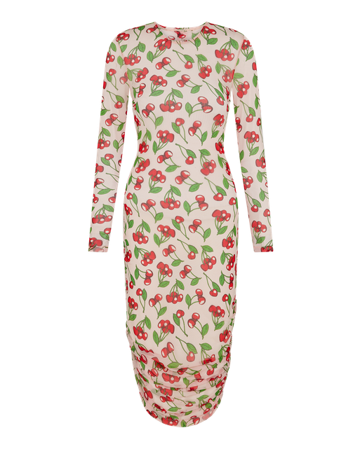 Laury Long Cover Up Cherry Print | Agent Provocateur