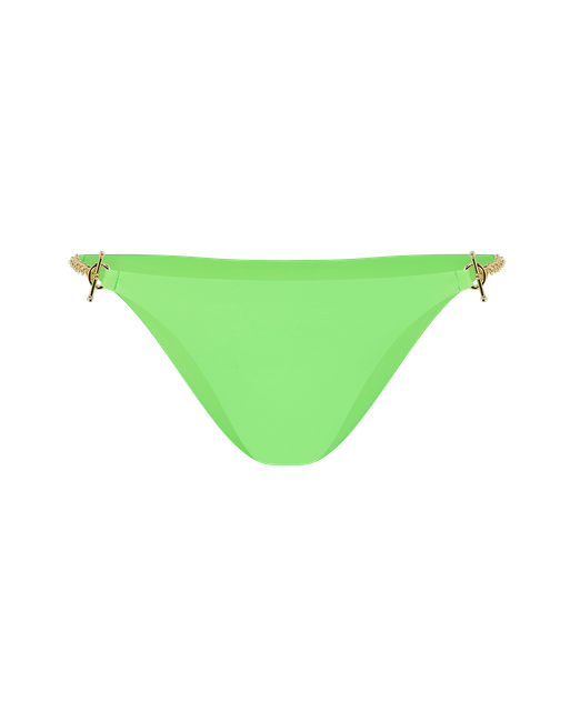 Antronella Bikini Bottom Neon Green/Gold | Agent Provocateur