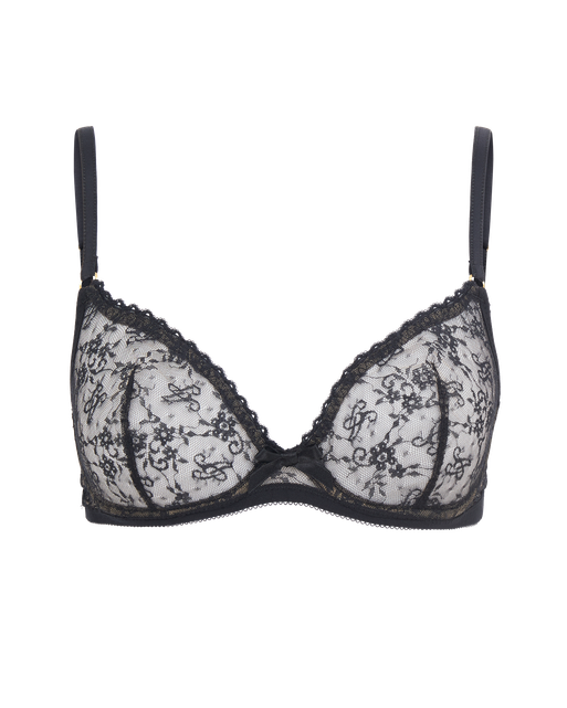 Malorey Full Cup Underwired Bra Black | Agent Provocateur