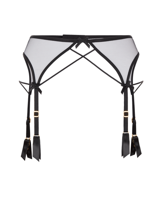 Zella Suspender Black | Agent Provocateur