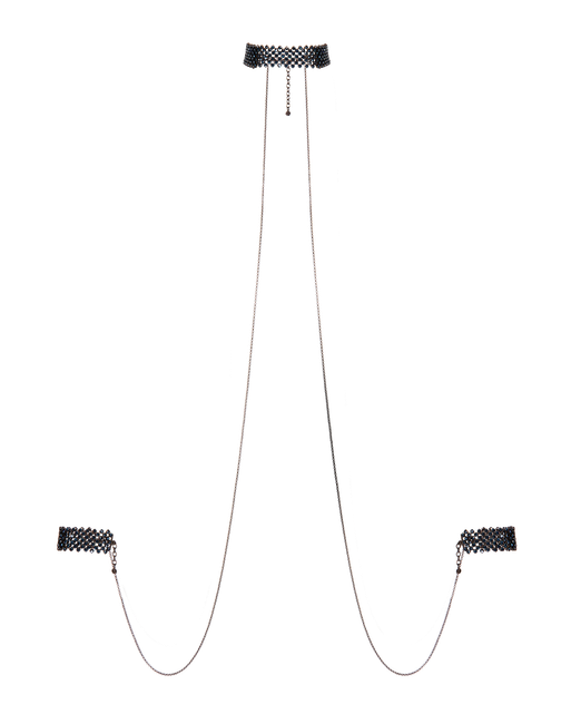 Mishka Choker And Cuff Set Gunmetal/Montana | Agent Provocateur
