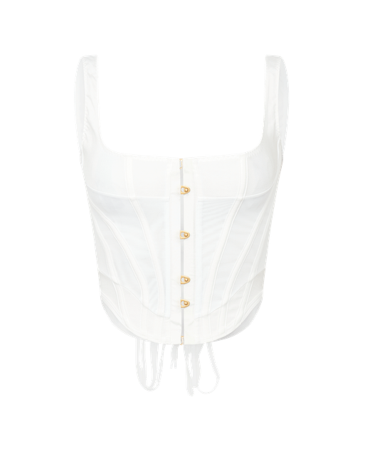Zena Corset Top White | Agent Provocateur