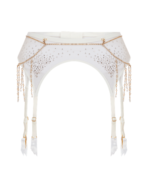 Solar Suspender White/Sand | Agent Provocateur