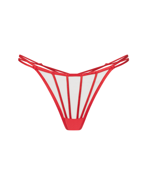 Ozara Thong Sand/Red | Agent Provocateur