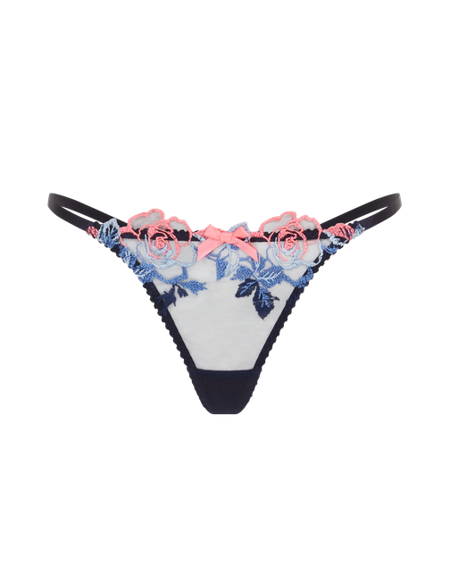Callypso Thong Blue/Multi | Agent Provocateur