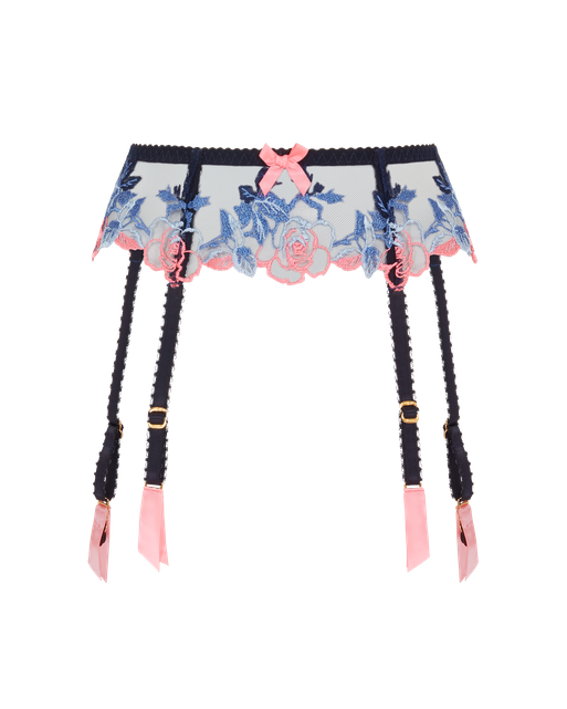 Callypso Suspender Blue/Multi | Agent Provocateur