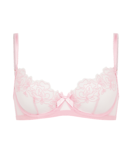 Juni Demi Cup Underwired Bra Baby Pink | Agent Provocateur