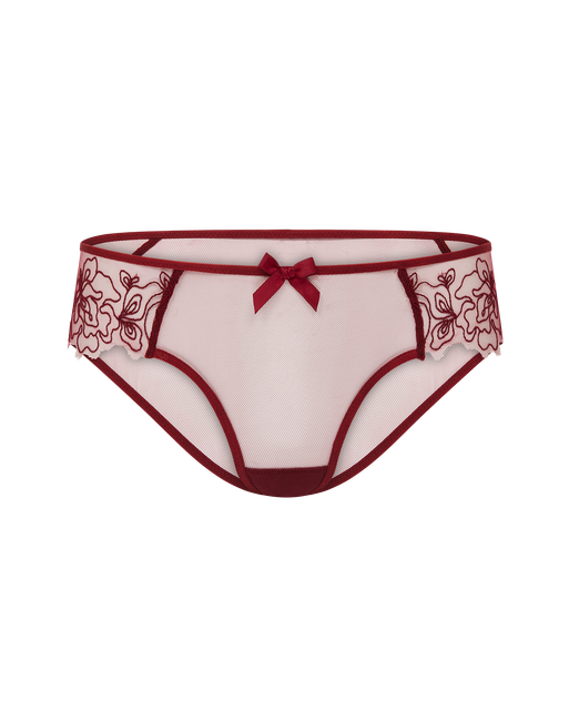 Juni Full Brief Burgundy | Agent Provocateur