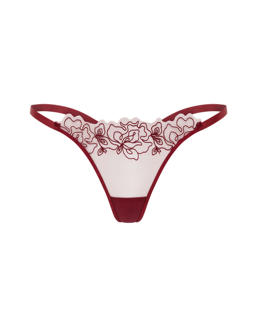 Juni Thong Burgundy | Agent Provocateur