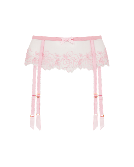 Juni Suspender Baby Pink | Agent Provocateur