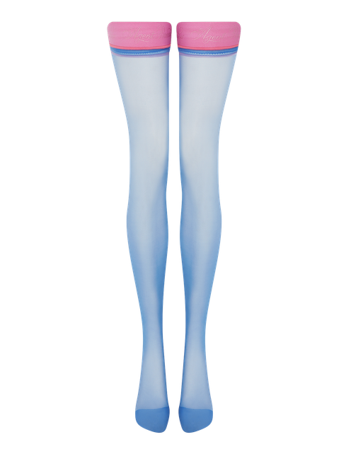 Tanzie Hold Ups Blue/Pink | Agent Provocateur