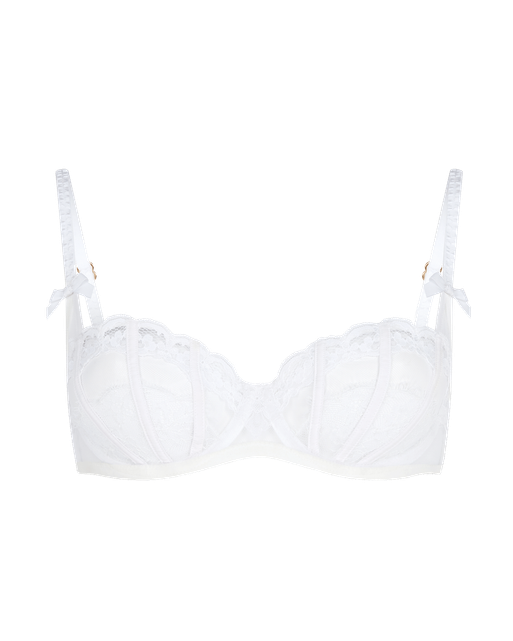 Mariann Balconette Underwired Bra White | Agent Provocateur