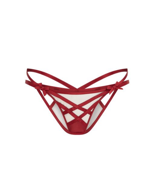 Briella Full Brief Burgundy | Agent Provocateur