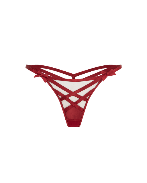Briella Thong Burgundy | Agent Provocateur