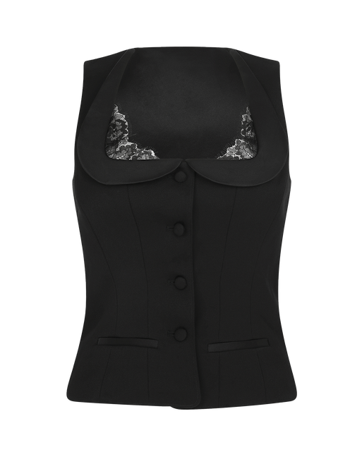 Julietta Waistcoat Black | Agent Provocateur
