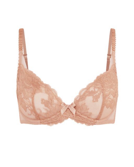 Yara 1 Plunge Underwired Bra Praline | Agent Provocateur