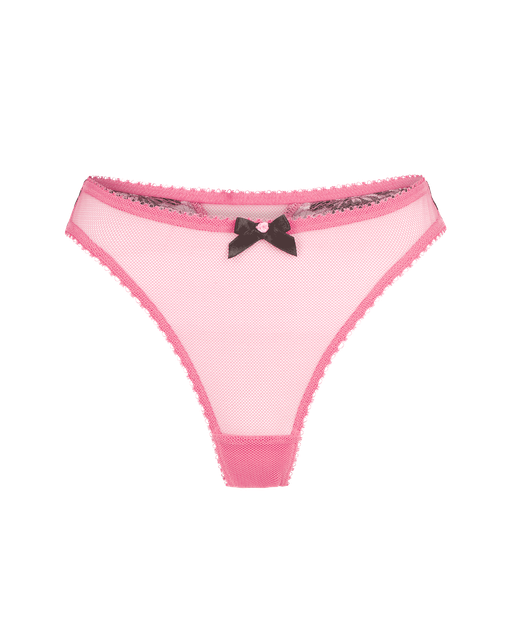 Yara 1 Thong Pink/Black | Agent Provocateur