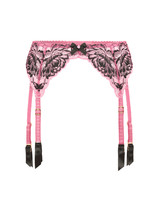 Yara 1 Suspender Pink/Black | Agent Provocateur