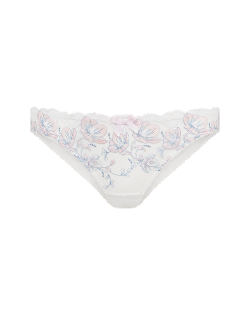 Winnette Full Brief  Baby Pink/White | Agent Provocateur